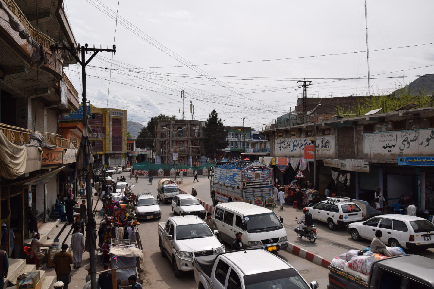 Centre of Asadabad, capital of the province of Kunar, Afghanistan